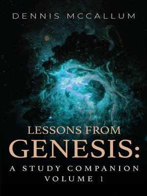 cover image of Lessons from Genesis: A Study Companion, Volume 1